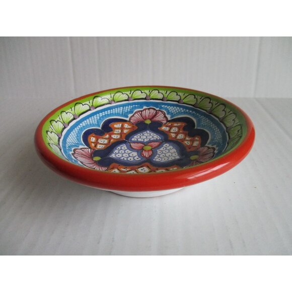 *Talavera Mexican Pottery Small Bowl Dish Hand Crafted Painted Lead Free - 5.5” - Picture 6 of 6